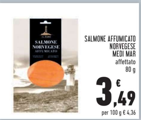 Salmone Affumicato Norvegese Medi Mar