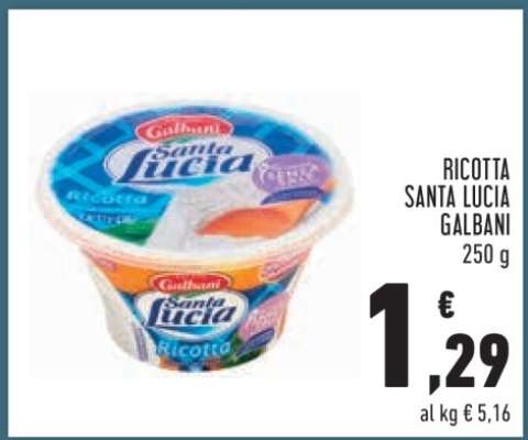 RICOTTA SANTA LUCIA GALBANI