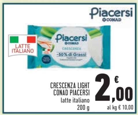 Crescenza Light Conad Piacersi