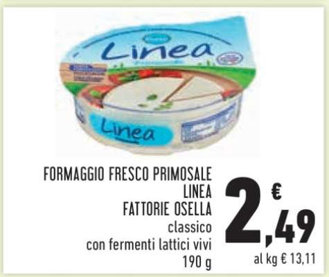 Formaggio Fresco Primosale Linea Fattorie Osella