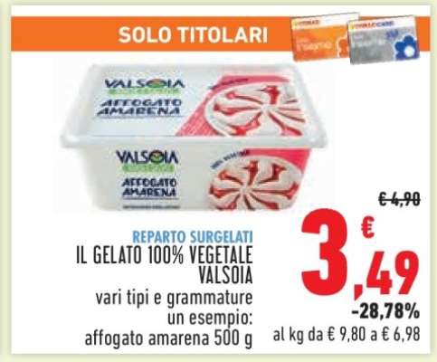 IL GELATO 100% VEGETALE VALSOIA