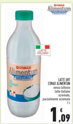 Latte UHT Conad Alimentum