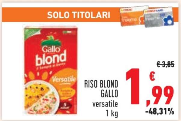 RISO BLOND GALLO versatile 1 kg