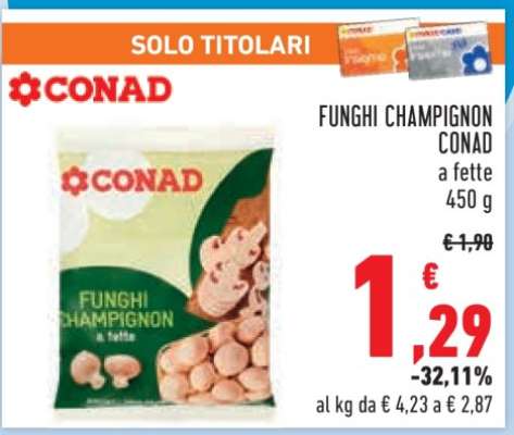 Funghi Champignon Conad