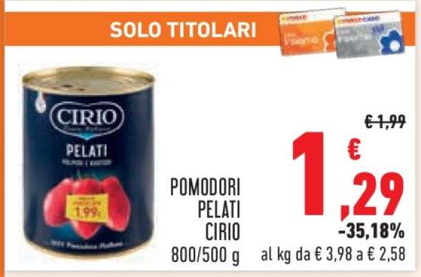 POMODORI PELATI CIRIO