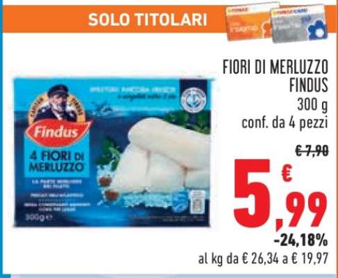 FIORI DI MERLUZZO FINDUS