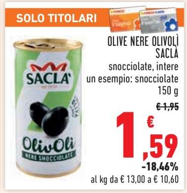 Olive Nere Olivoli Saclà