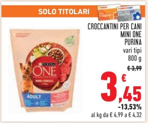 CROCCANTINI PER CANI MINI ONE PURINA