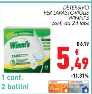 DETERSIVO PER LAVASTOVIGLIE WINNI'S