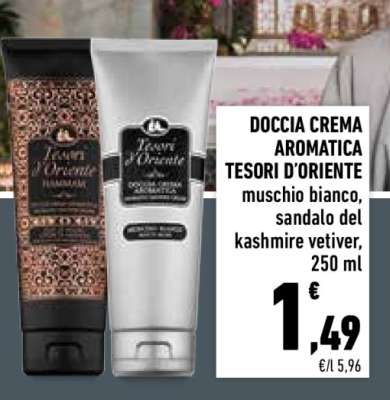 DOCCIA CREMA AROMATICA TESORI D'ORIENTE