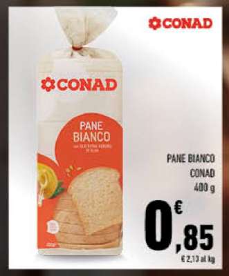 PANE BIANCO CONAD