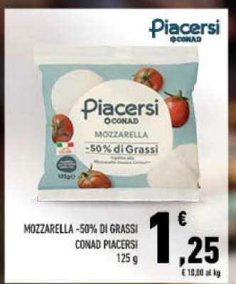 MOZZARELLA -50% DI GRASSI