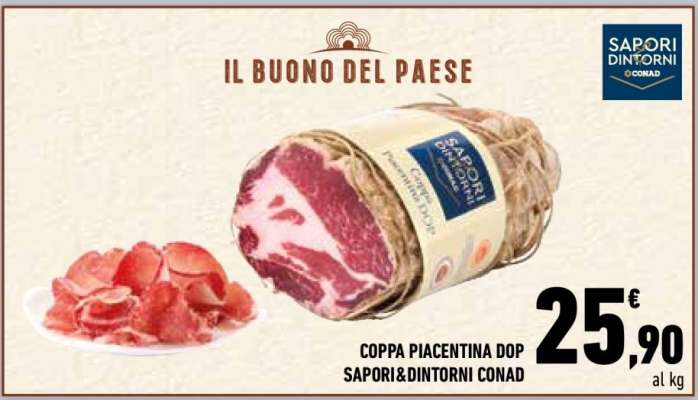 COPPA PIACENTINA DOP SAPORI&DINTORNI CONAD