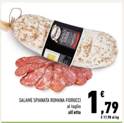 Salame Spianata Romana Fiorucci