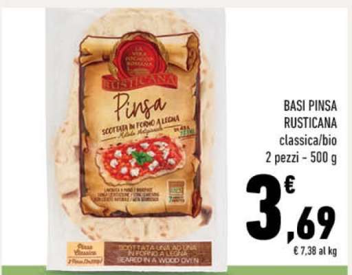 BASI PINSA RUSTICANA classica/bio