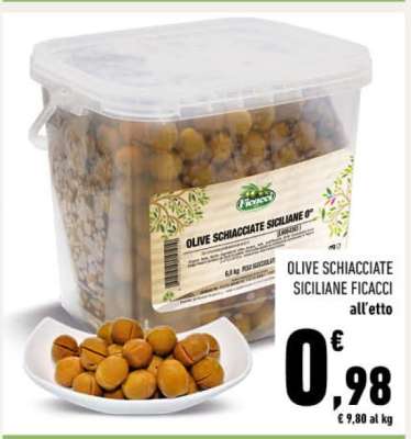 OLIVE SCHIACCIATE SICILIANE FICACCI