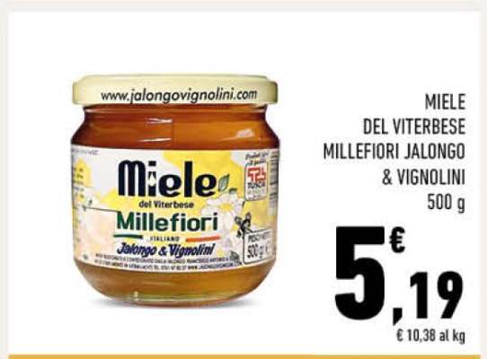 MIELE DEL VITERBESE MILLEFIORI JALONGO & VIGNOLINI
