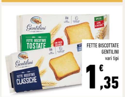 Fette Biscottate Gentilini