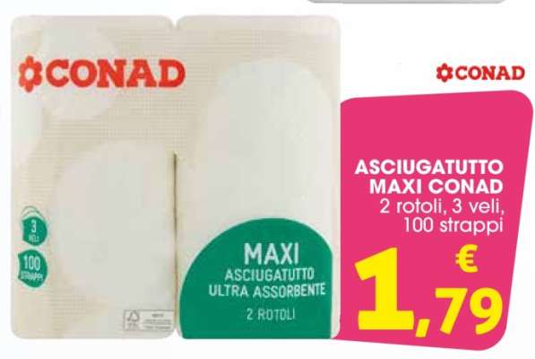 ASCIUGATUTTO MAXI CONAD