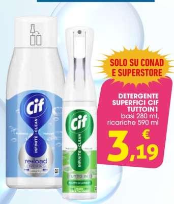 DETERGENTE SUPERFICI CIF TUTTOIN1