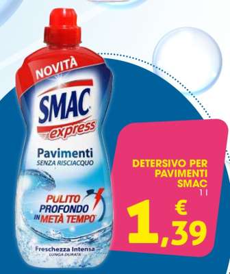 DETERSIVO PER PAVIMENTI SMAC