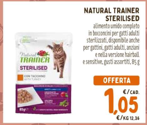 NATURAL TRAINER STERILISED