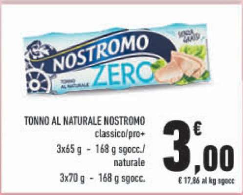 TONNO AL NATURALE NOSTROMO