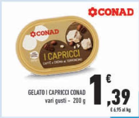 GELATO I CAPRICCI CONAD