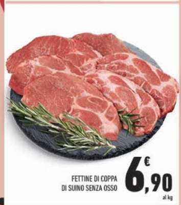 Fettine di Coppa di Suino Senza Osso