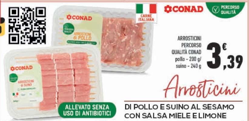 Arrosticini di Pollo e Suino al Sesamo
