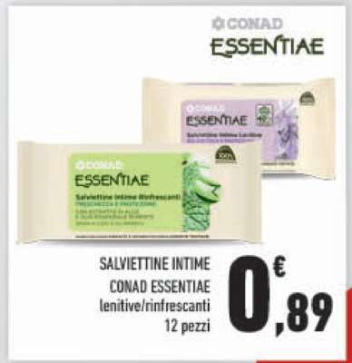 SALVIETTINE INTIME CONAD ESSENTIAE