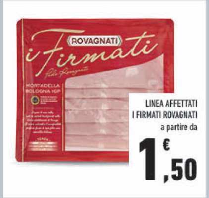 Linea Affettati I Firmati Rovagnati