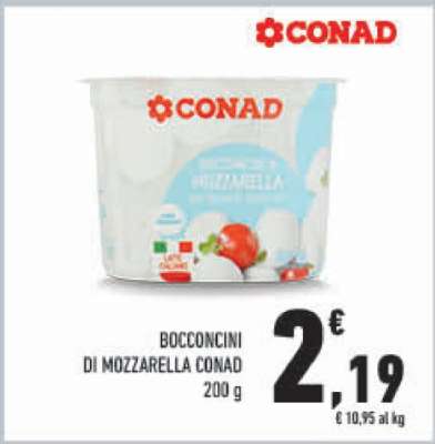 BOCCONCINI DI MOZZARELLA CONAD