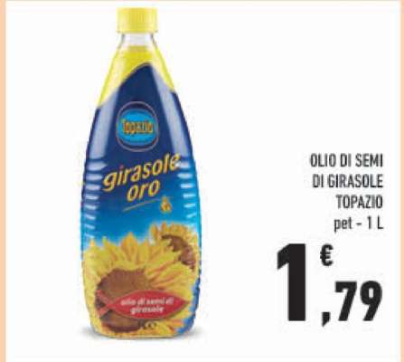 Olio di Semi di Girasole Topazio