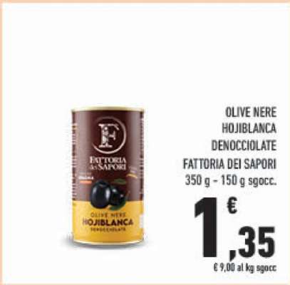 OLIVE NERE HOJIBLANCA DENOCIOCLATE