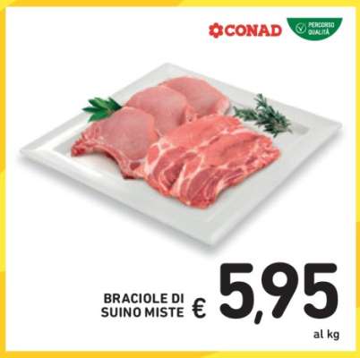 BRACIOLE DI SUINO MISTE