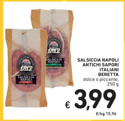 SALSICCIA NAPOLI ANTICHI SAPORI ITALIANI BERETTA