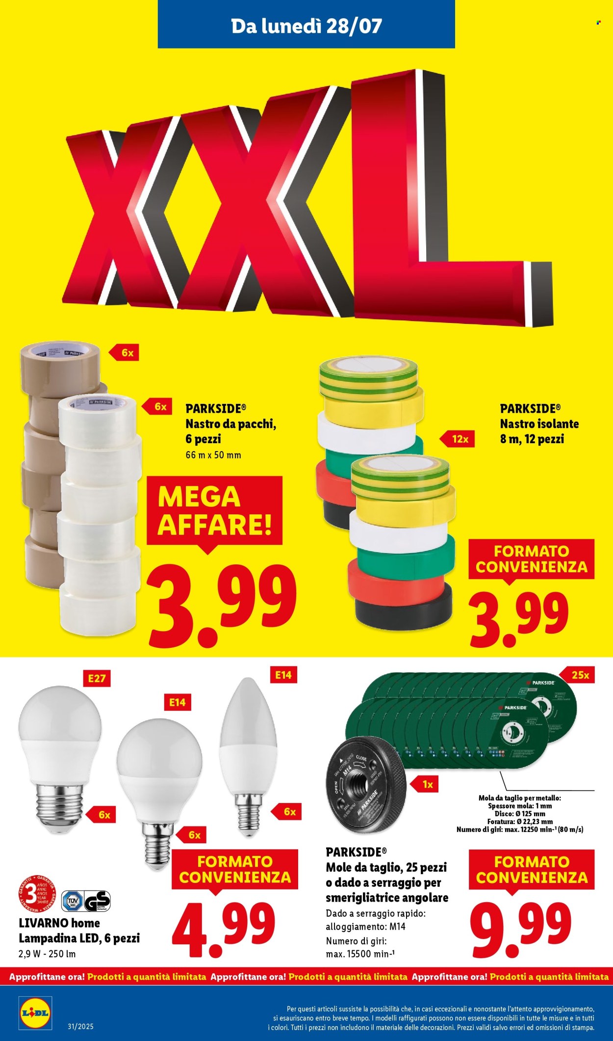Volantino Lidl - 28/7/2025 - 3/8/2025. Pagina 34
