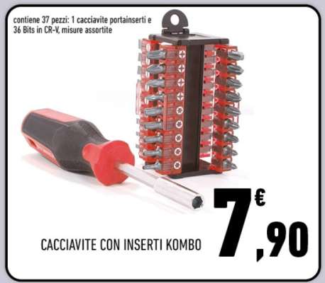 CACCIAVITE CON INSERTI KOMBO