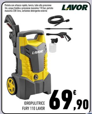 IDROPULITRICE FURY 110 LAVOR