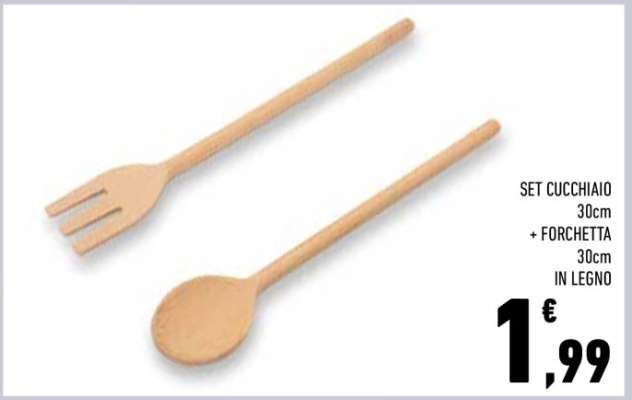 SET CUCCHIAIO + FORCHETTA