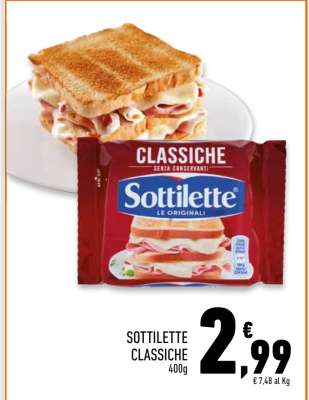 Sottilette Classiche
