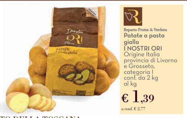Patate a Pasta Gialla