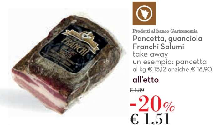 Pancetta, guanciola Franchi Salumi