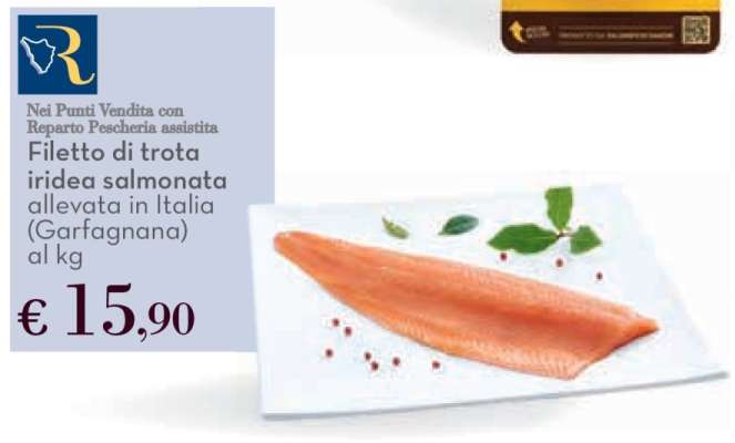 FILETTO DI TROTA IRIDEA SALMONATA