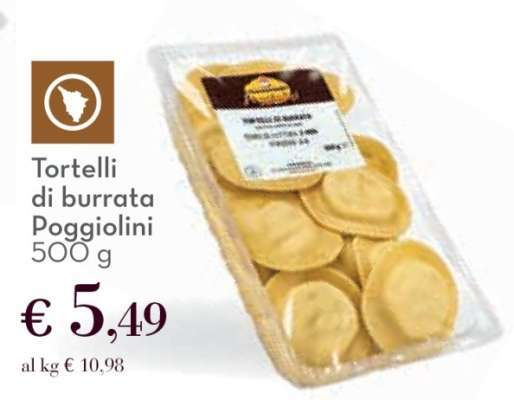 Tortelli di burrata Poggiolini