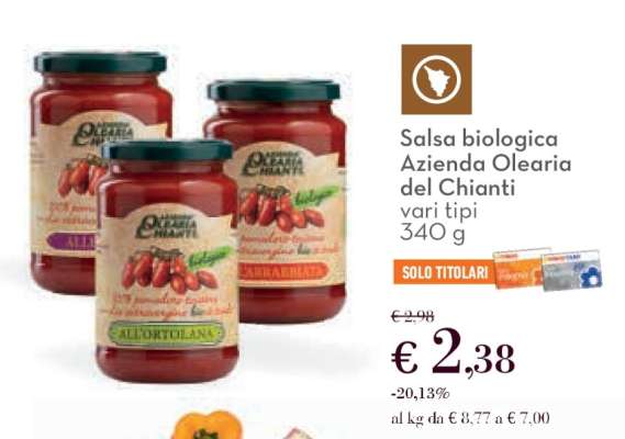 Salsa Biologica Azienda Olearia del Chianti