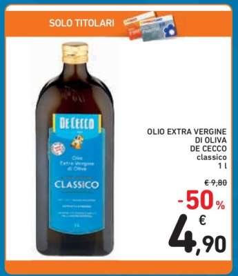 Olio Extra Vergine di Oliva De Cecco