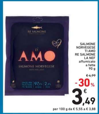 SALMONE NORVEGESE TI AMO RE SALMONE LA NEF