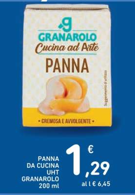 PANNA DA CUCINA UHT GRANAROLO